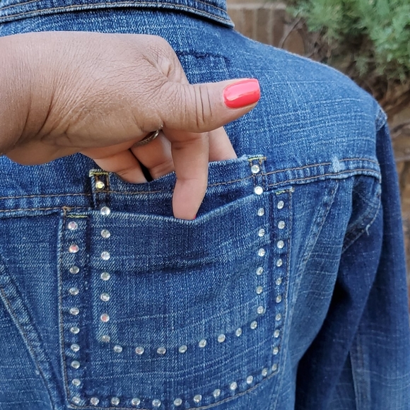 Richcow Jeans(RJ) Women's Blue Jean Jacket - Picture 6 of 16